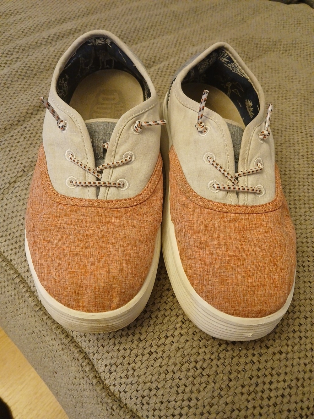 Hey Dude Kids Red, White And Blue Slip-On Casual Shoes